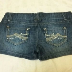 "Mudd" dark blue jean shorts
